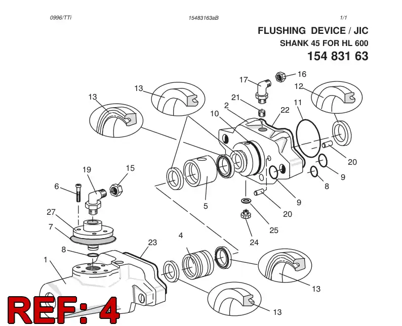 09331488 093 314 88 BEARING BUSHING - Sandvik Technical Drawing