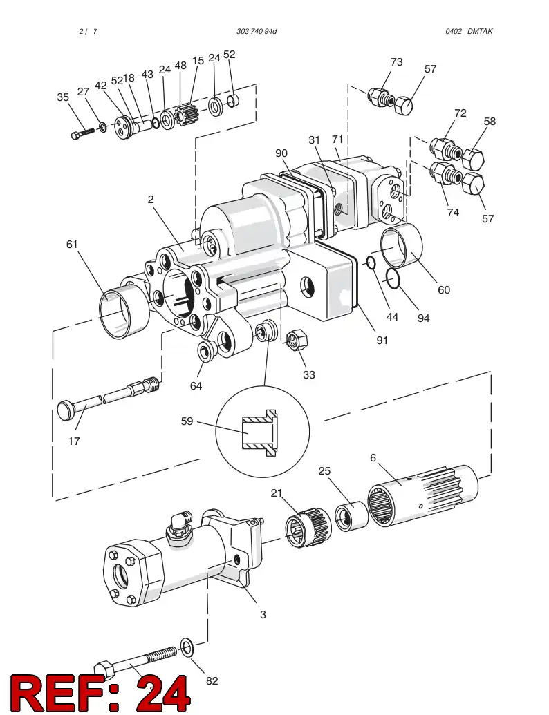 09331638 093 316 38 RING - Sandvik Technical Drawing