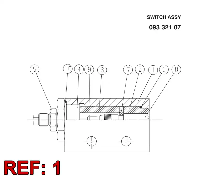 09332088 093 320 88 FRAME - Sandvik Technical Drawing