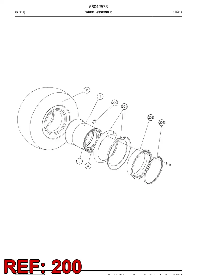 09349124 093 491 24 Lock piece - Sandvik Technical Drawing