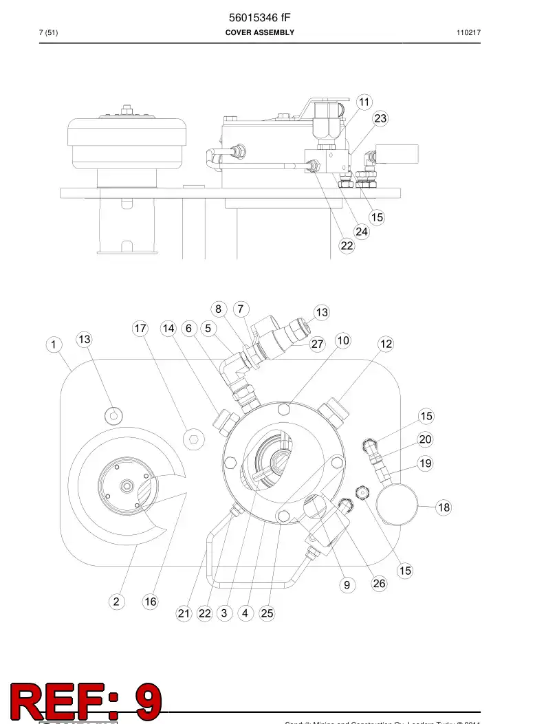 09370137 093 701 37 O-ring - Sandvik Technical Drawing
