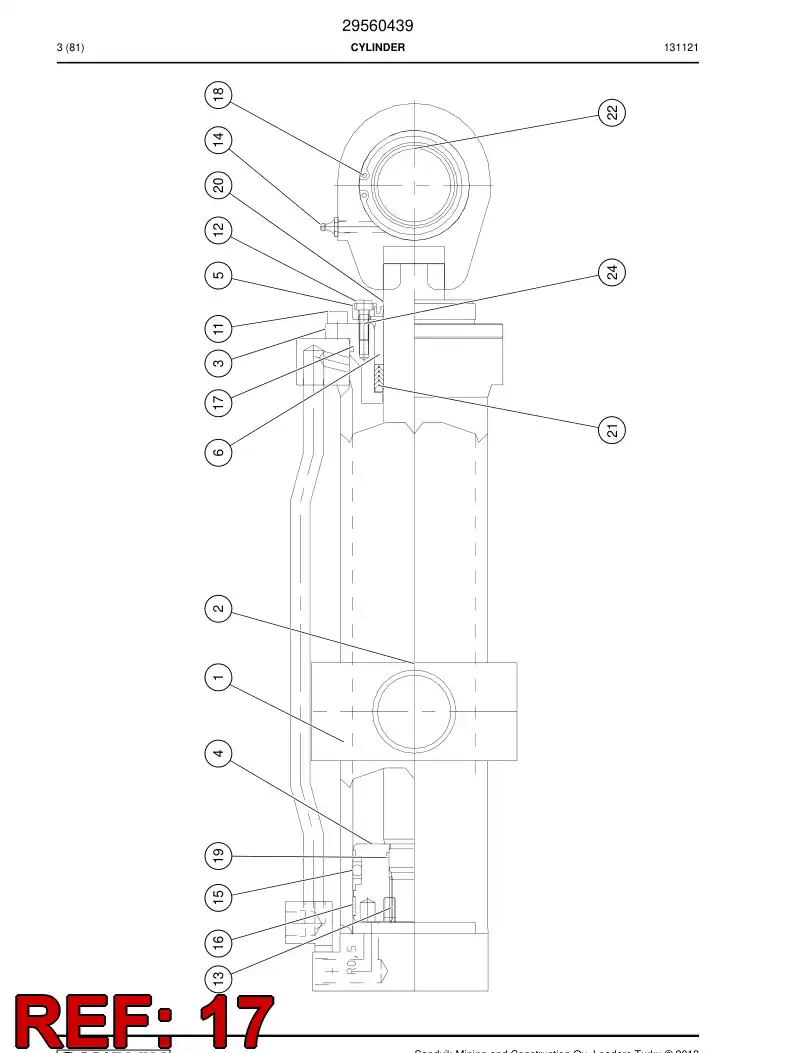 09370192 093 701 92 O-Ring - Sandvik Technical Drawing