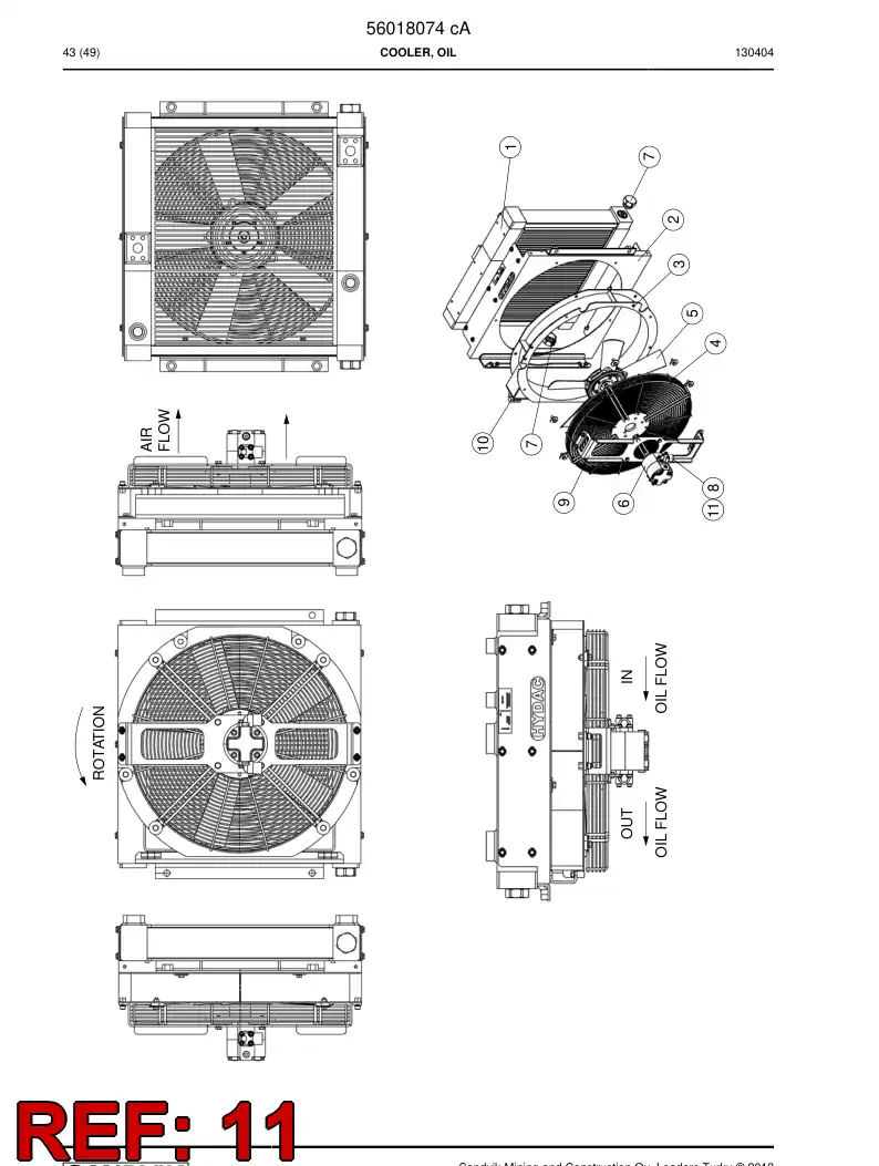 09370210 093 702 10 O-Ring - Sandvik Technical Drawing