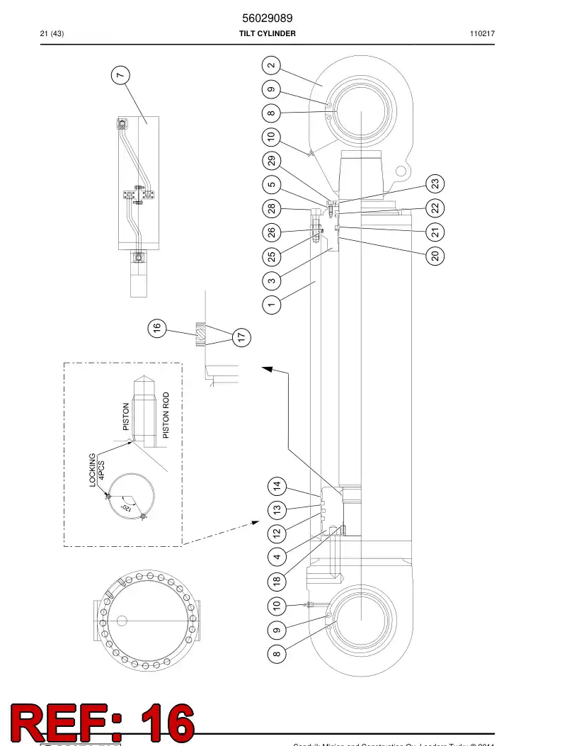 09370228 093 702 28 O-ring - Sandvik Technical Drawing