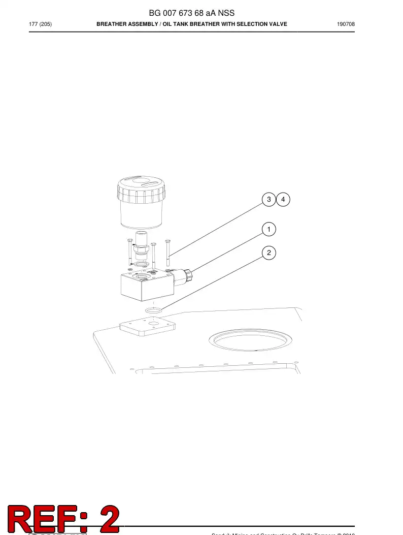 09370302 093 703 02 O-Ring - Sandvik Technical Drawing