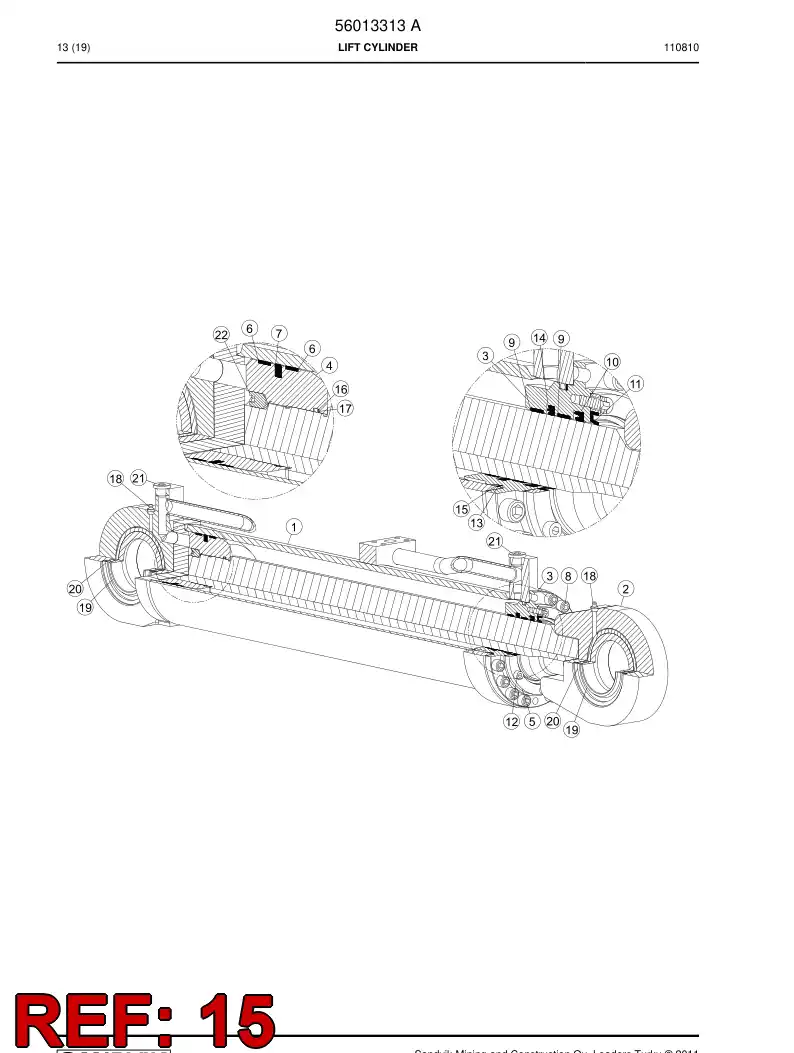 09370329 093 703 29 O-ring - Sandvik Technical Drawing