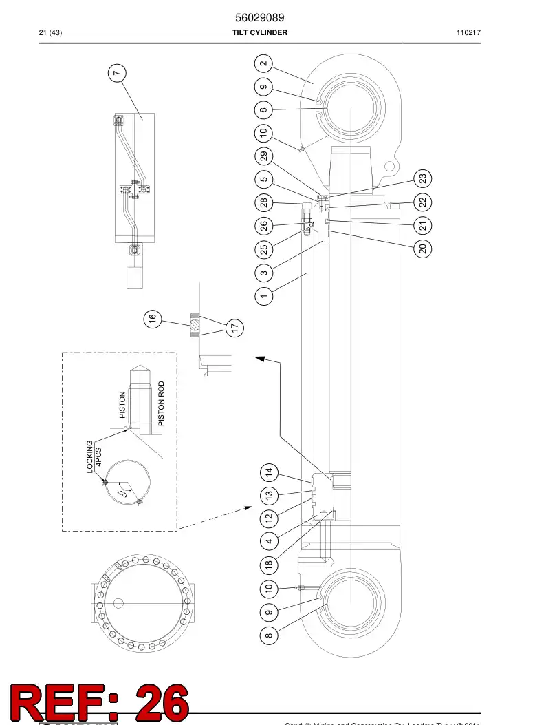 09370603 093 706 03 Ring, Backing - Sandvik Technical Drawing