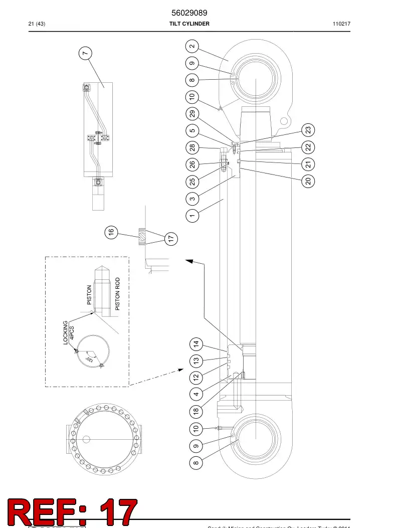09370604 093 706 04 Ring, Backing - Sandvik Technical Drawing