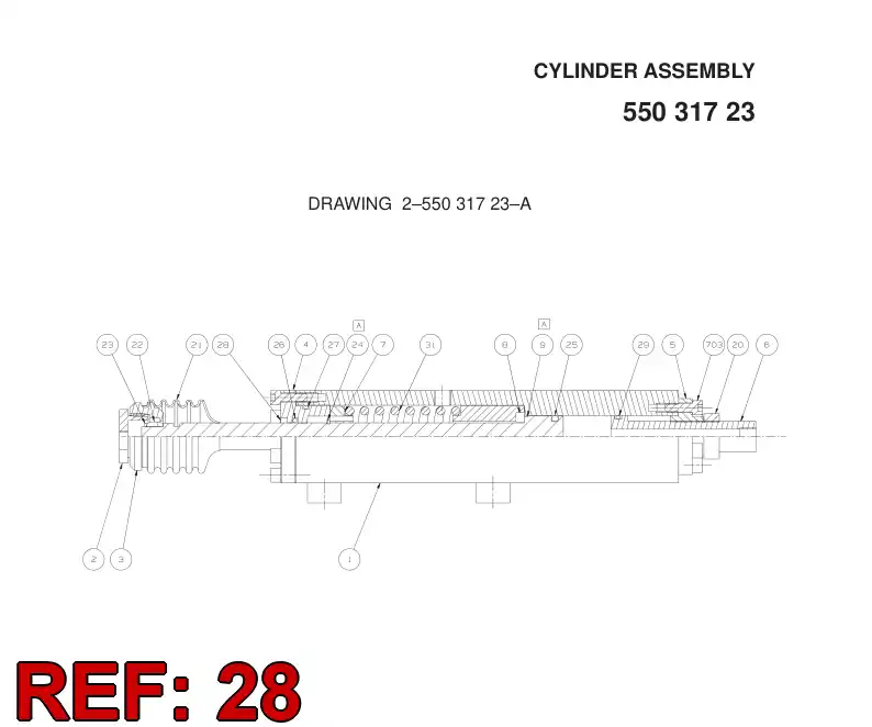 09371710 093 717 10 WIPER - Sandvik Technical Drawing