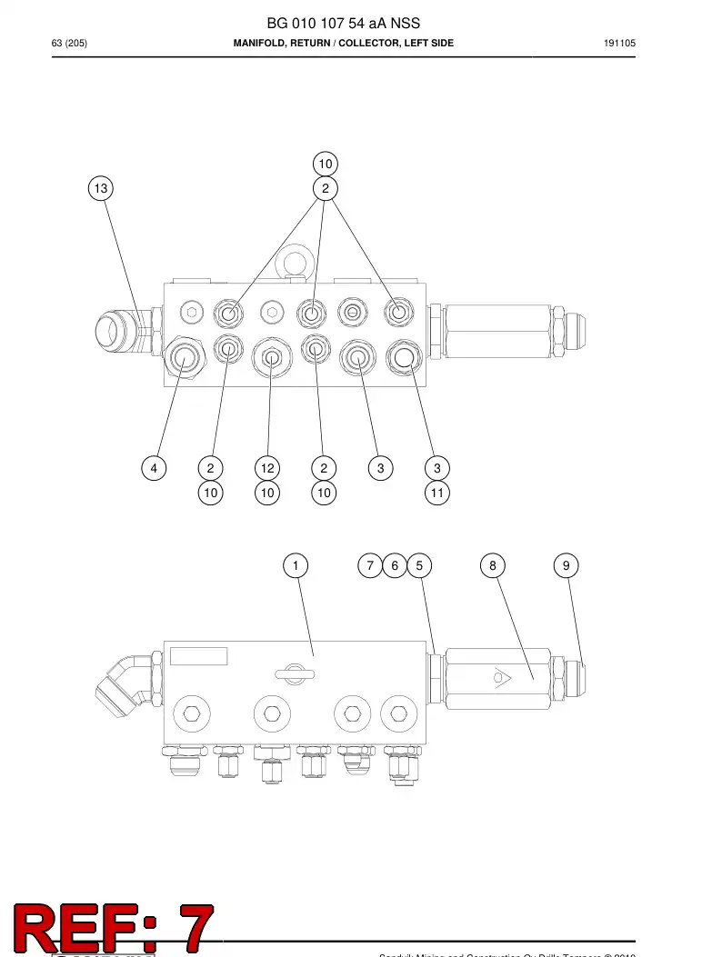 09371838 093 718 38 Usit-seal - Sandvik Technical Drawing