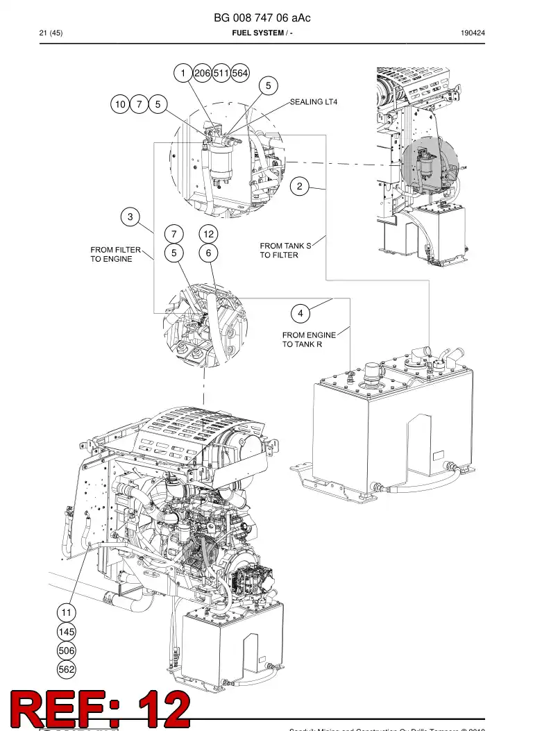09371916 093 719 16 Seal, Copper - Sandvik Technical Drawing