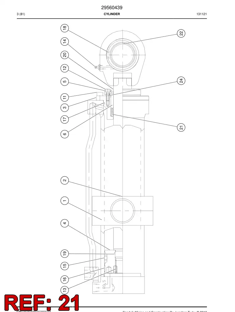 09373420 093 734 20 Seal, Rod - Sandvik Technical Drawing