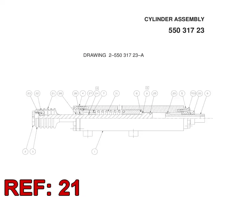 09375500 093 755 00 COVER RUBBER - Sandvik Technical Drawing