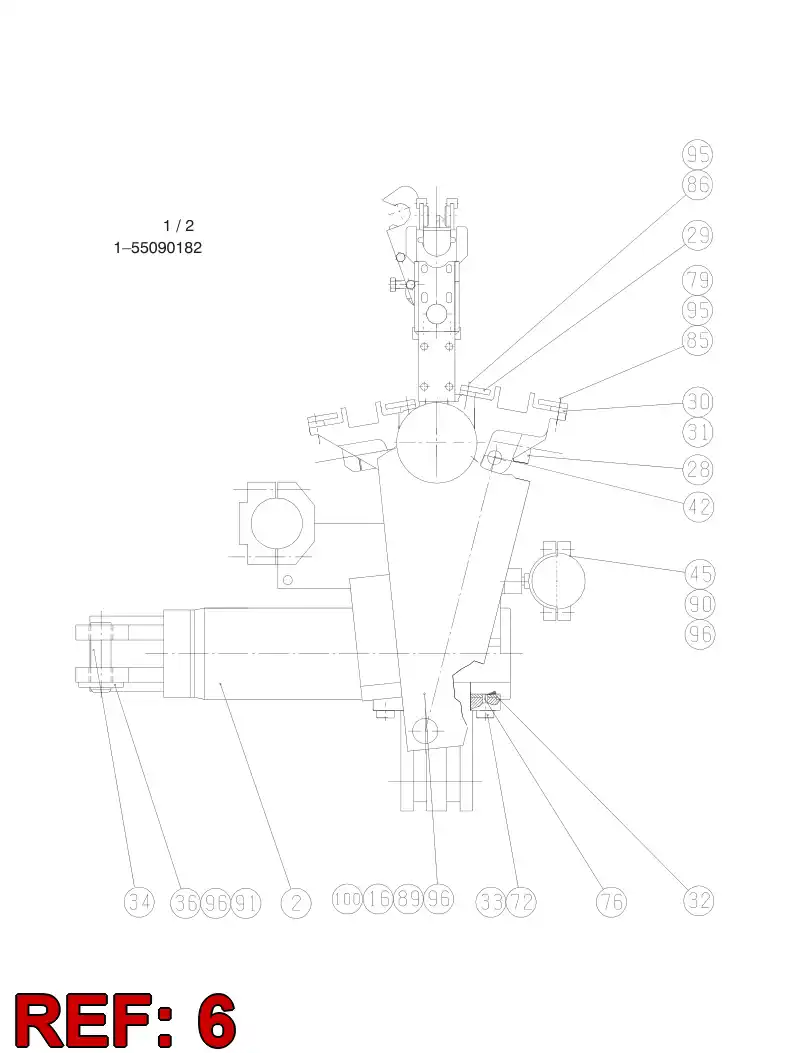09559148 095 591 48 SHAFT - Sandvik Technical Drawing