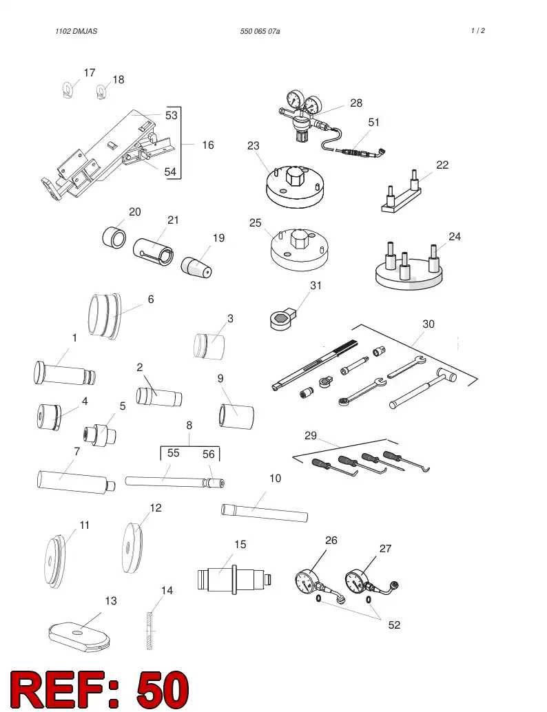 09687658 096 876 58 MOUNTING BRACKET - Sandvik Technical Drawing