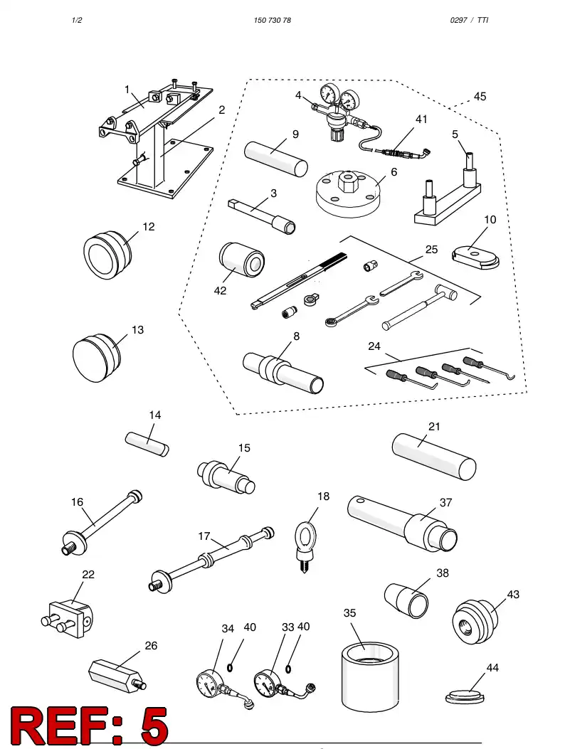 09690468 096 904 68 Bracket - Sandvik Technical Drawing