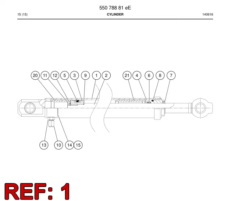 09774048a 097 740 48a Tube, Cylinder - Sandvik Technical Drawing