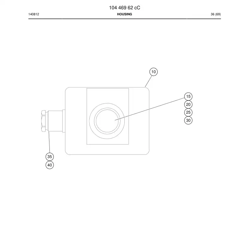 10024008b 100 240 08b Sign - Sandvik Technical Drawing
