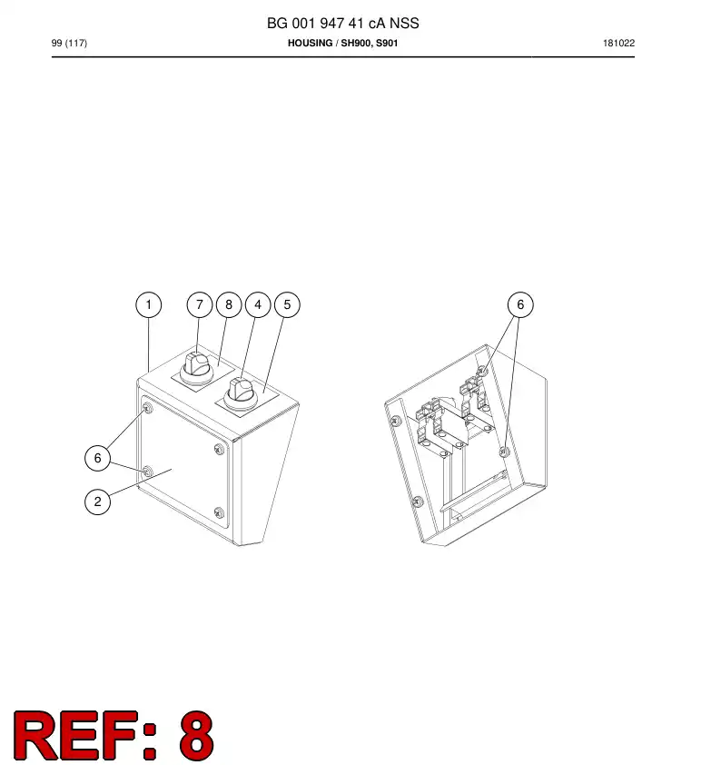 10027038 100 270 38 SYMBOL ''POSITIONING LIGHT'' - Sandvik Technical Drawing