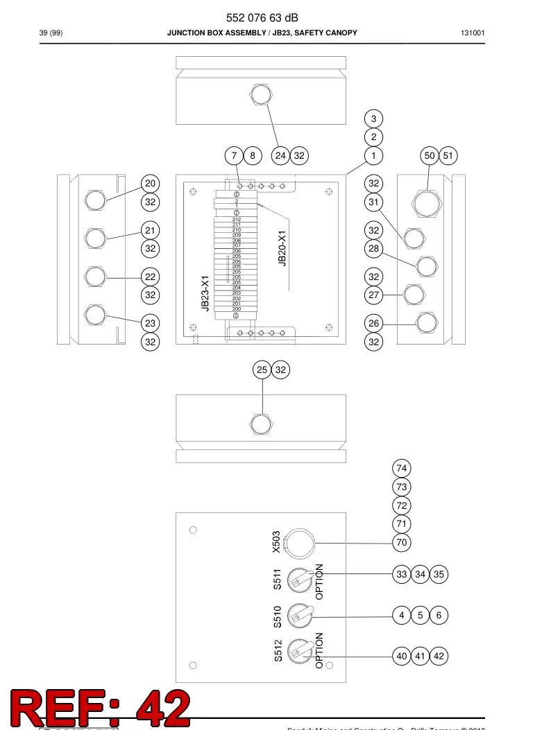 10030258 100 302 58 Symbol - Sandvik Technical Drawing