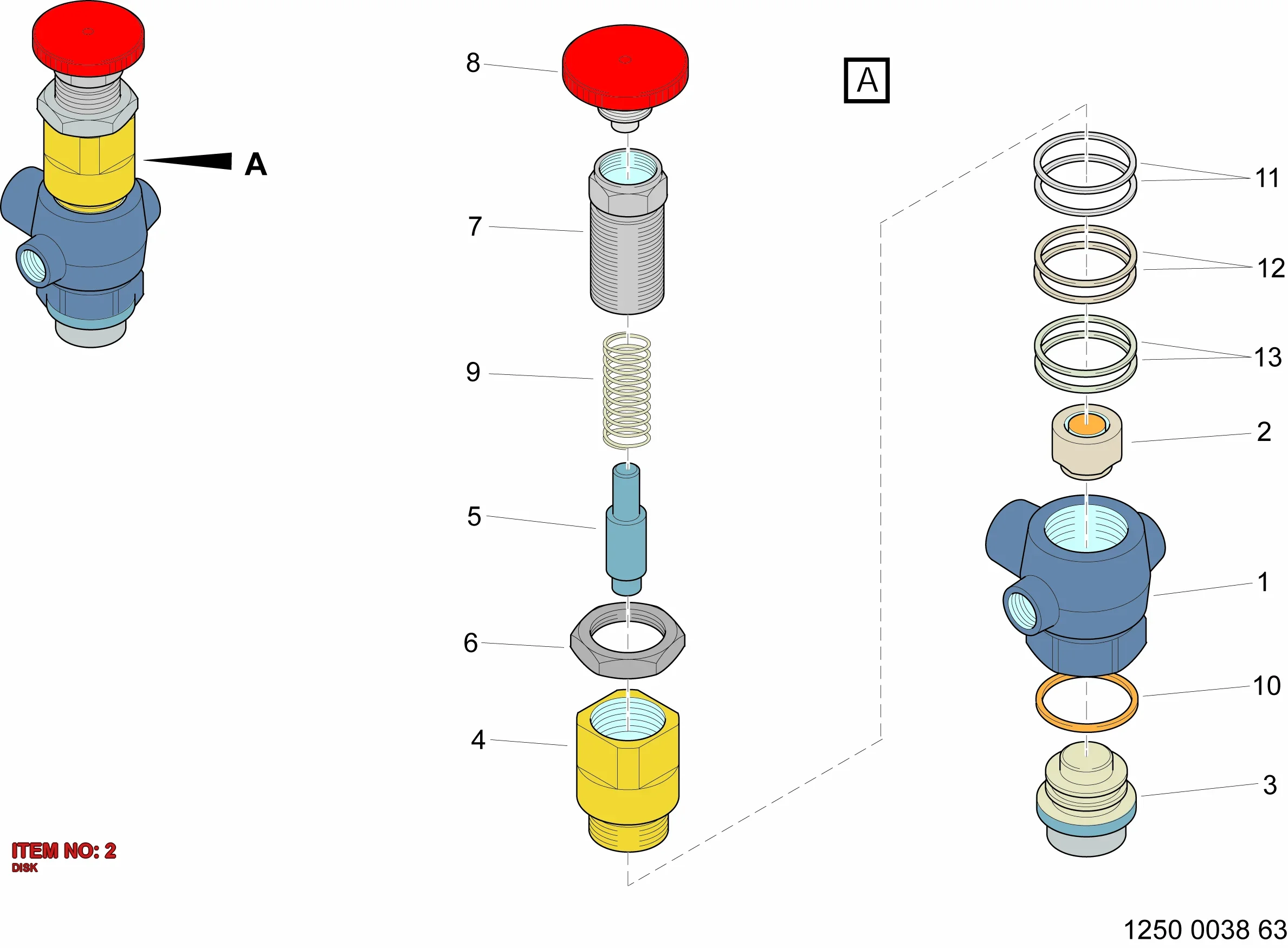 1011 3497 00 DISK - Technical Drawing