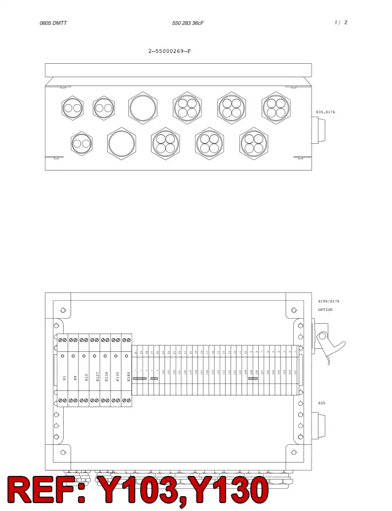 10114111 101 141 11 CABLE ASSY - Sandvik Technical Drawing