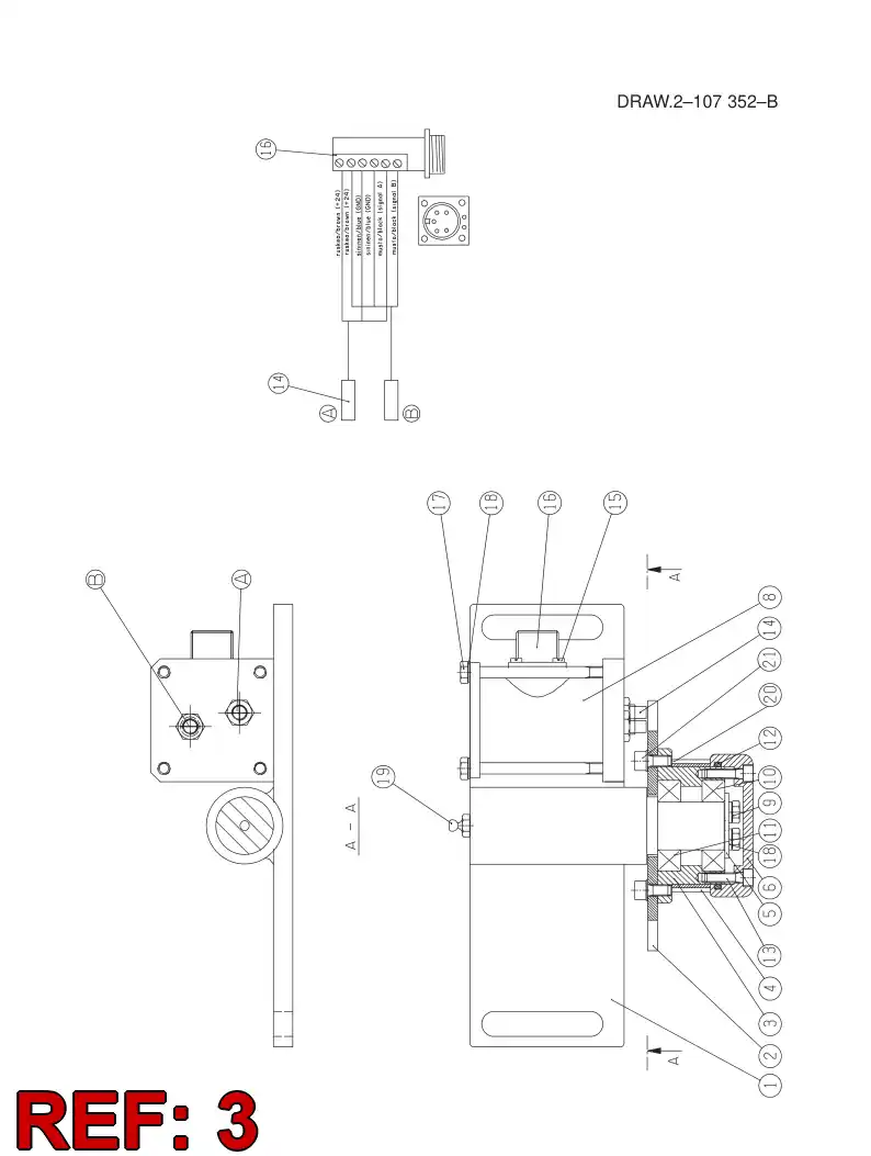 10152238 101 522 38 BEARIG HOUSING - Sandvik Technical Drawing
