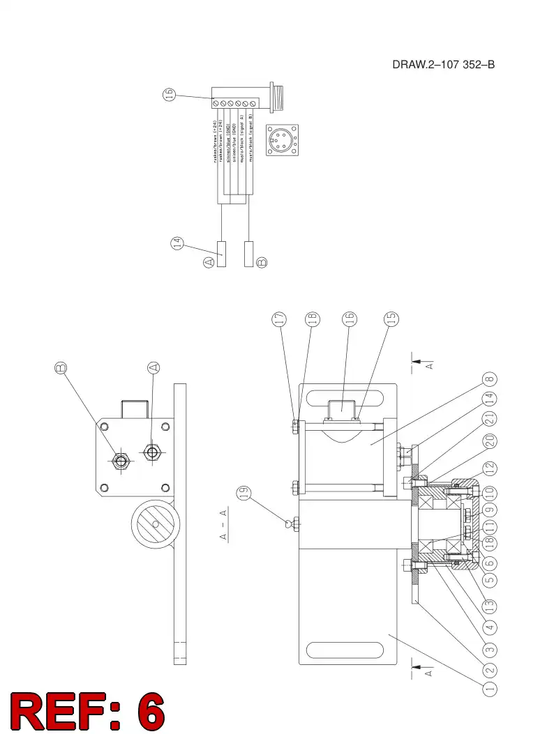 10152368 101 523 68 BEARIG COVER - Sandvik Technical Drawing