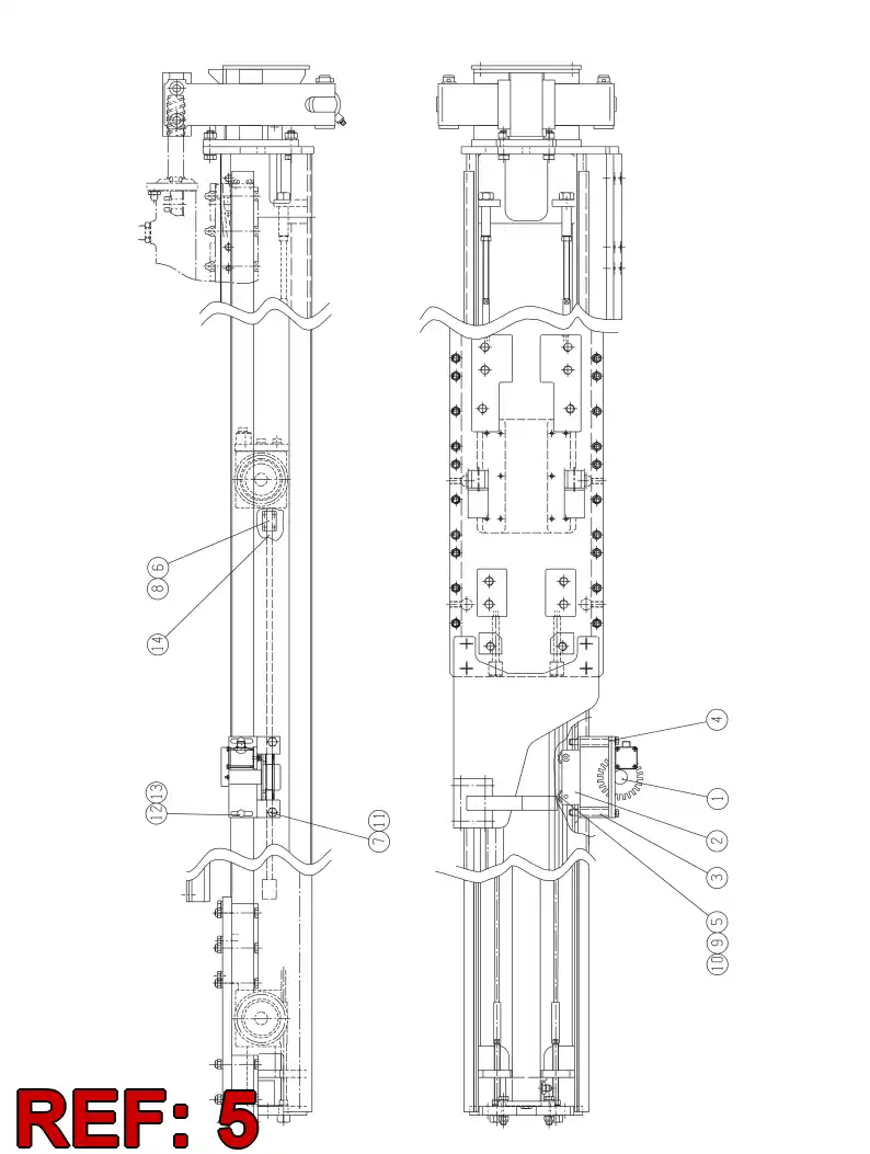 10154388 101 543 88 GUIDE ROLL - Sandvik Technical Drawing