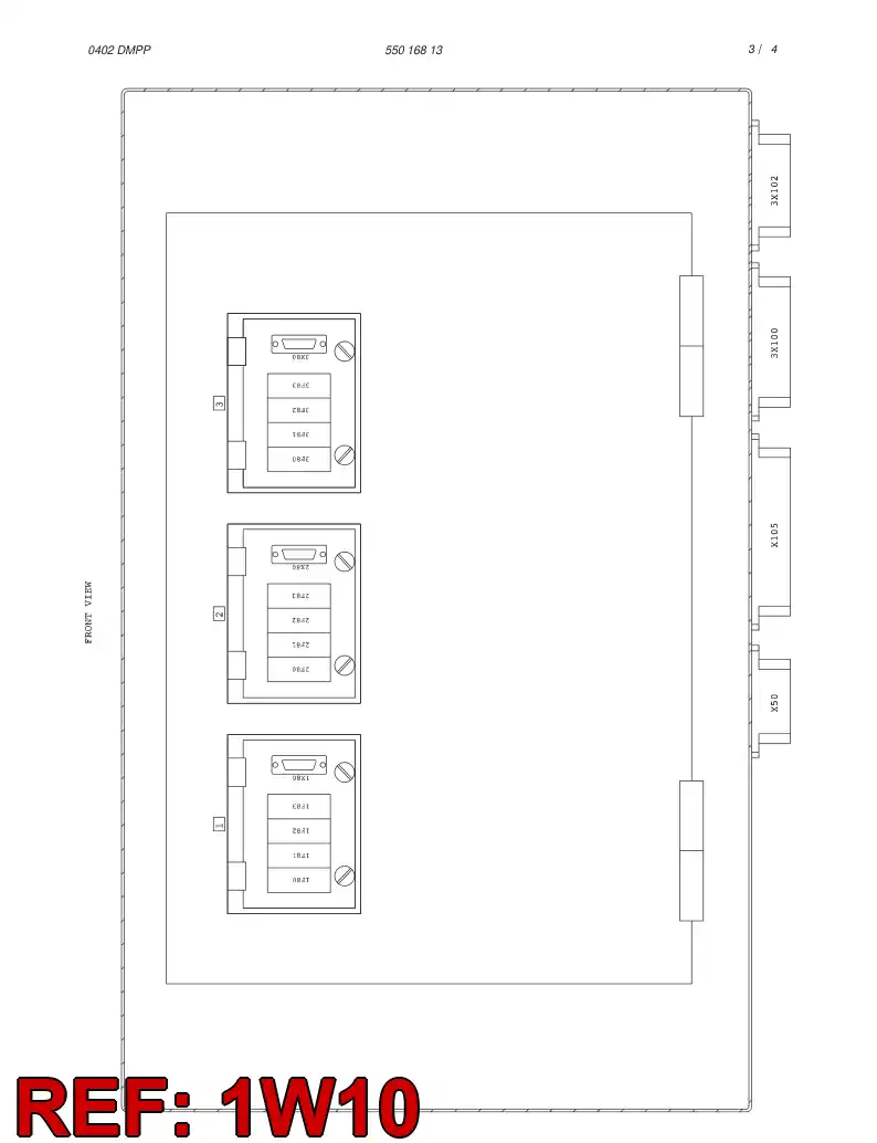 10157971 101 579 71 CABLE ASSY - Sandvik Technical Drawing