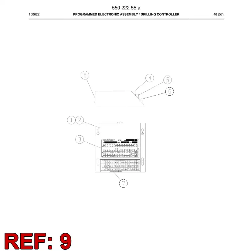 10169108 101 691 08 Warning decal - Sandvik Technical Drawing