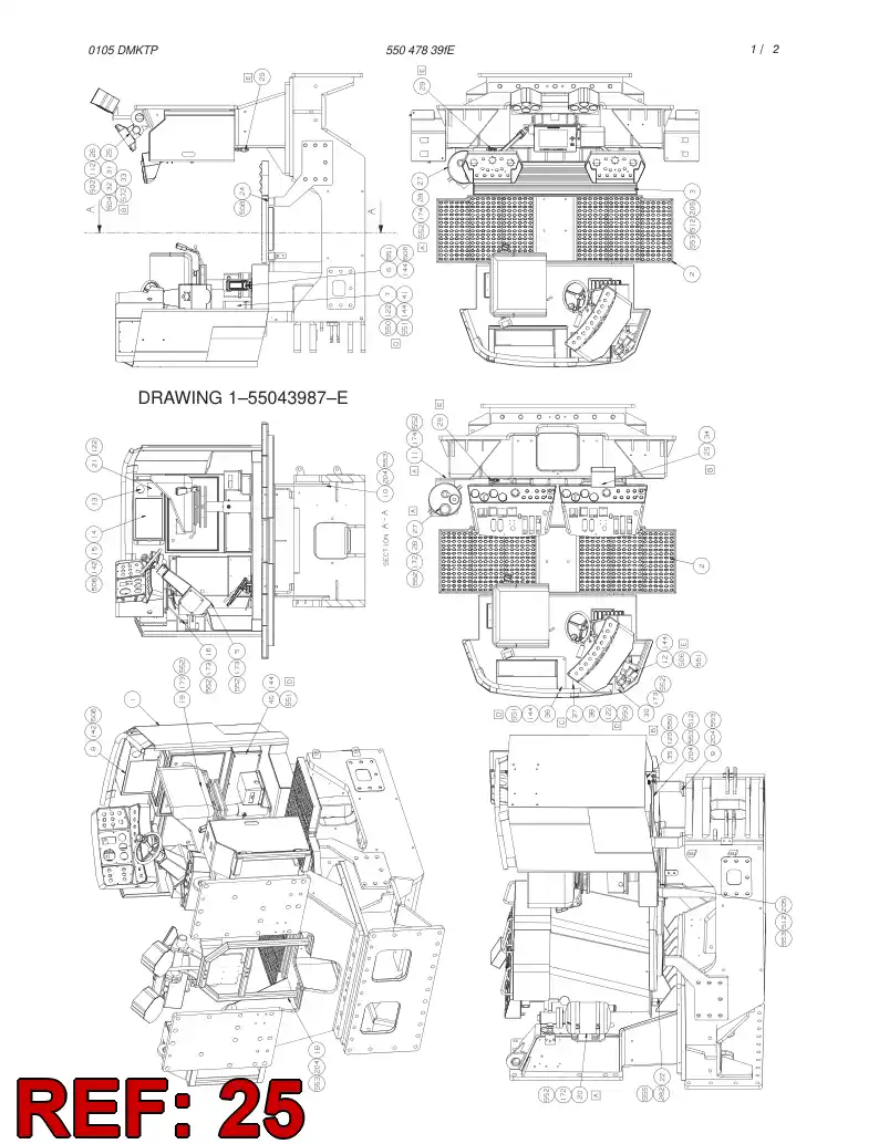 10495588 104 955 88 SIGNAL LAMP PRING - Sandvik Technical Drawing