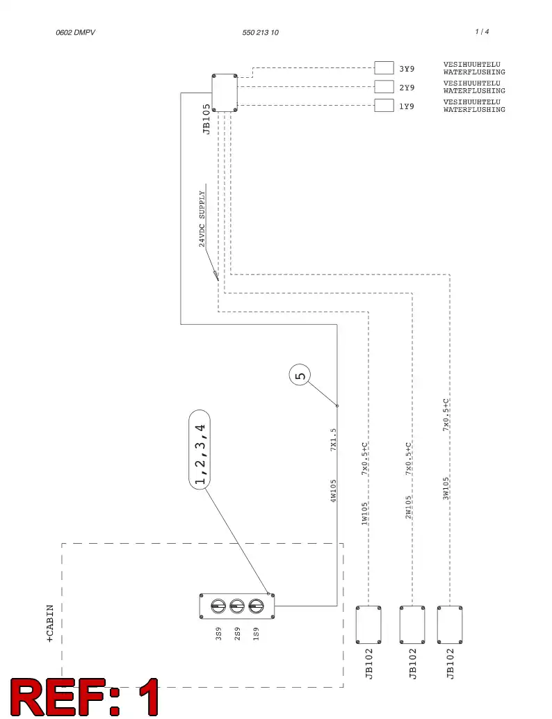 10503245 105 032 45 SW 3 BOX ASSY - Sandvik Technical Drawing