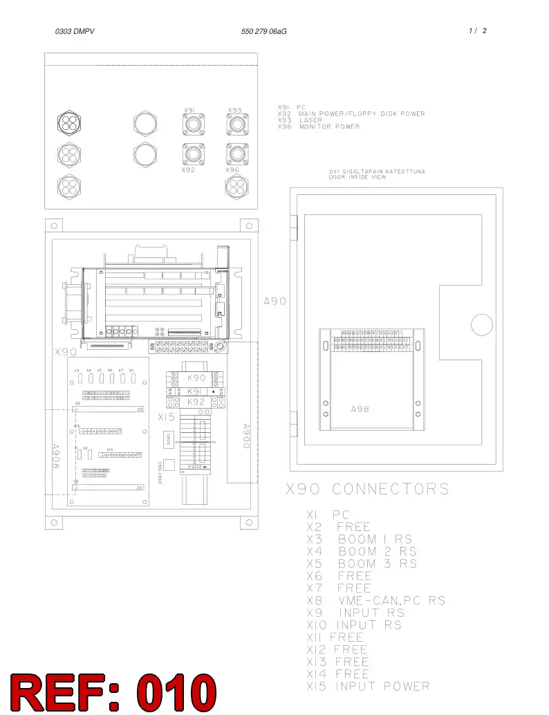 10537398 105 373 98 BOX 400X300X210 HOLES - Sandvik Technical Drawing