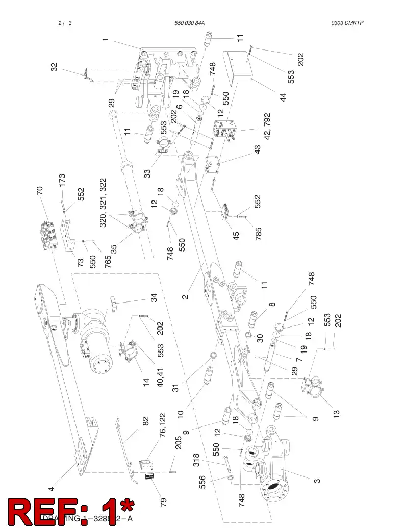 10545961 105 459 61 TERMINAL BOX ASSY - Sandvik Technical Drawing
