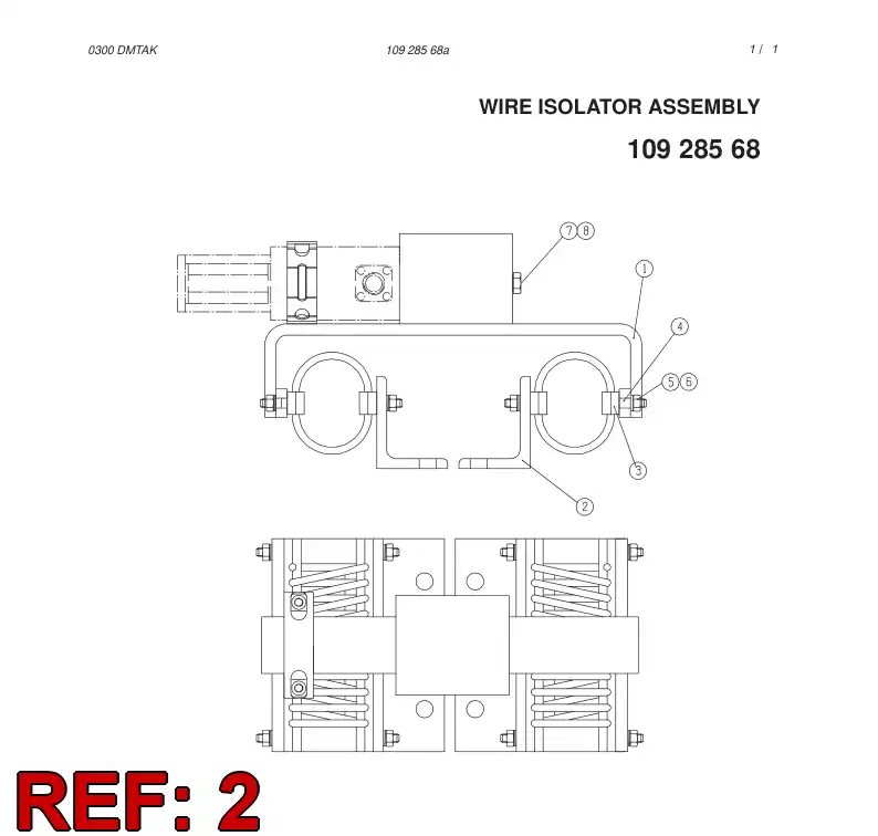 10573778 105 737 78 BRACKET - Sandvik Technical Drawing