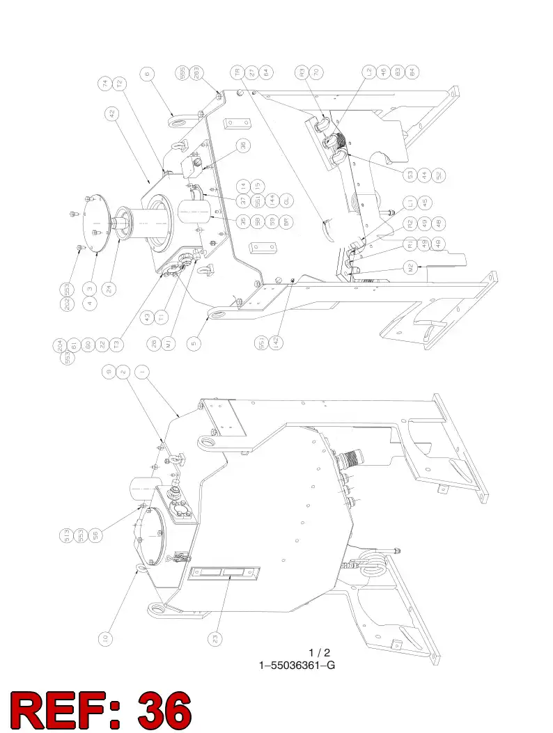 10602401 106 024 01 TERMINAL BOX 8X8 - Sandvik Technical Drawing