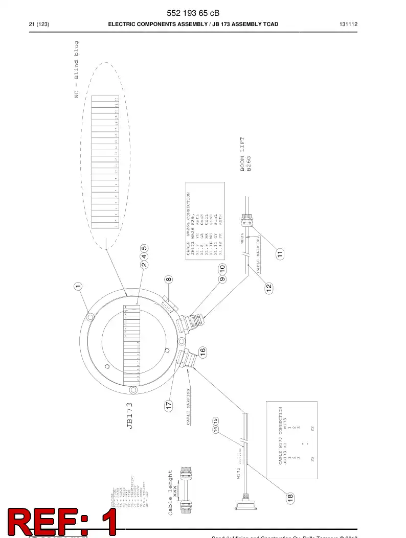 10603798 106 037 98 TERMINAL BOX MACHINING - Sandvik Technical Drawing