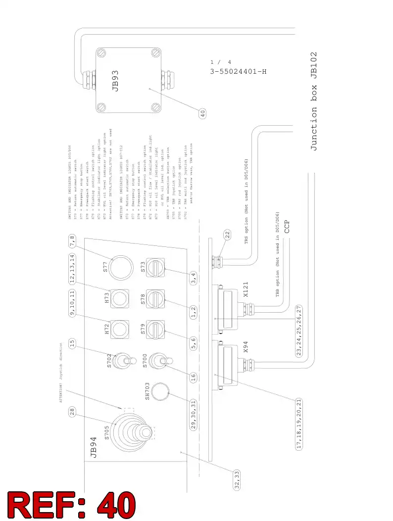 10614851 106 148 51 TERMINAL BOX 8X8 - Sandvik Technical Drawing