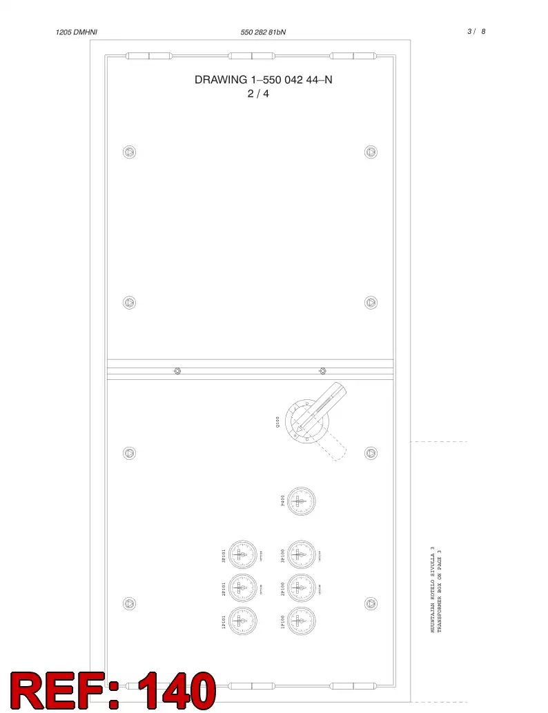 10616468 106 164 68 TERMINAL CLAMP - Sandvik Technical Drawing