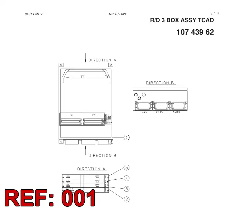 10743831 107 438 31 R/D3-BOX - Sandvik Technical Drawing