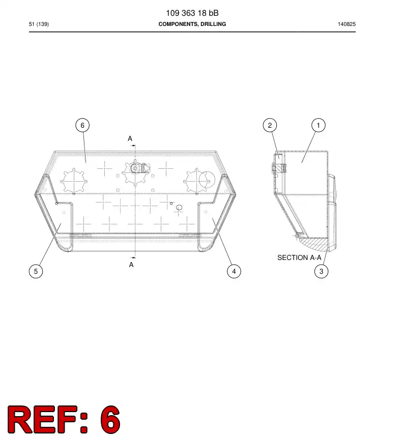 10744568d 107 445 68d Sticker - Sandvik Technical Drawing