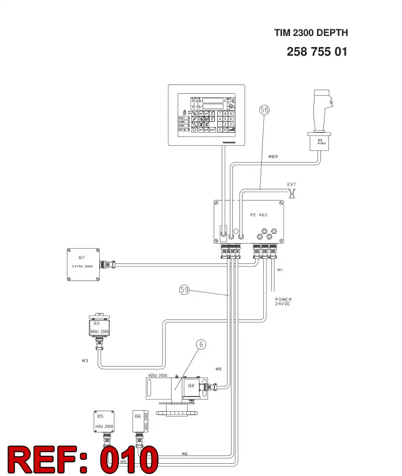 10926268 109 262 68 DEPTH MEASURING SENSOR ASSY - Sandvik Technical Drawing