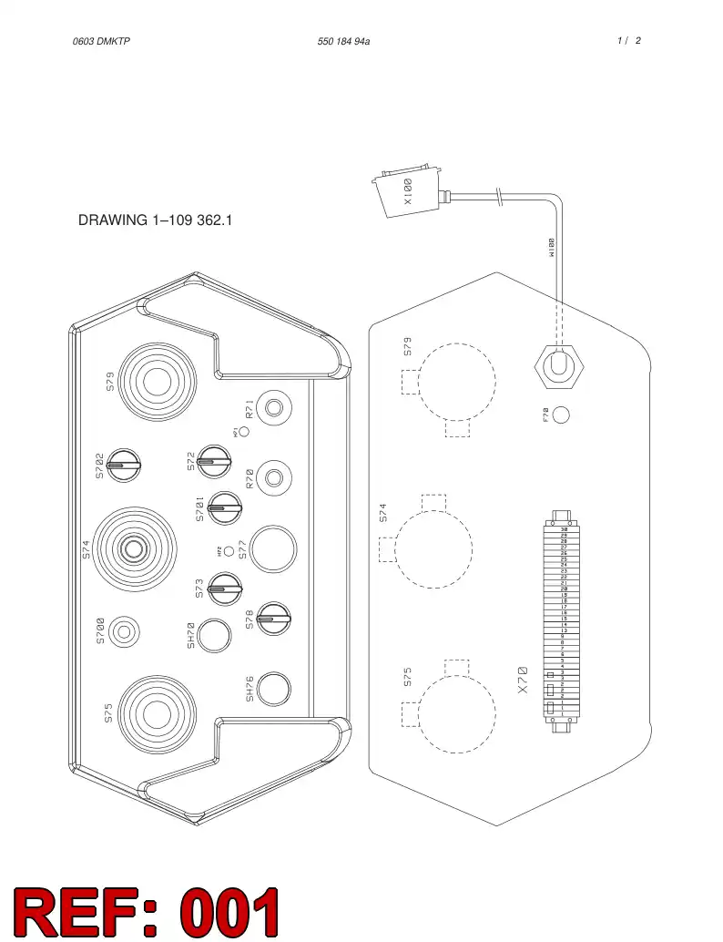 10936318 109 363 18 DRILLING COMPONENTS - Sandvik Technical Drawing