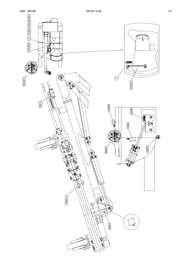 10965131aB 109 651 31aB ANGLE INDICATOR - Sandvik Technical Drawing