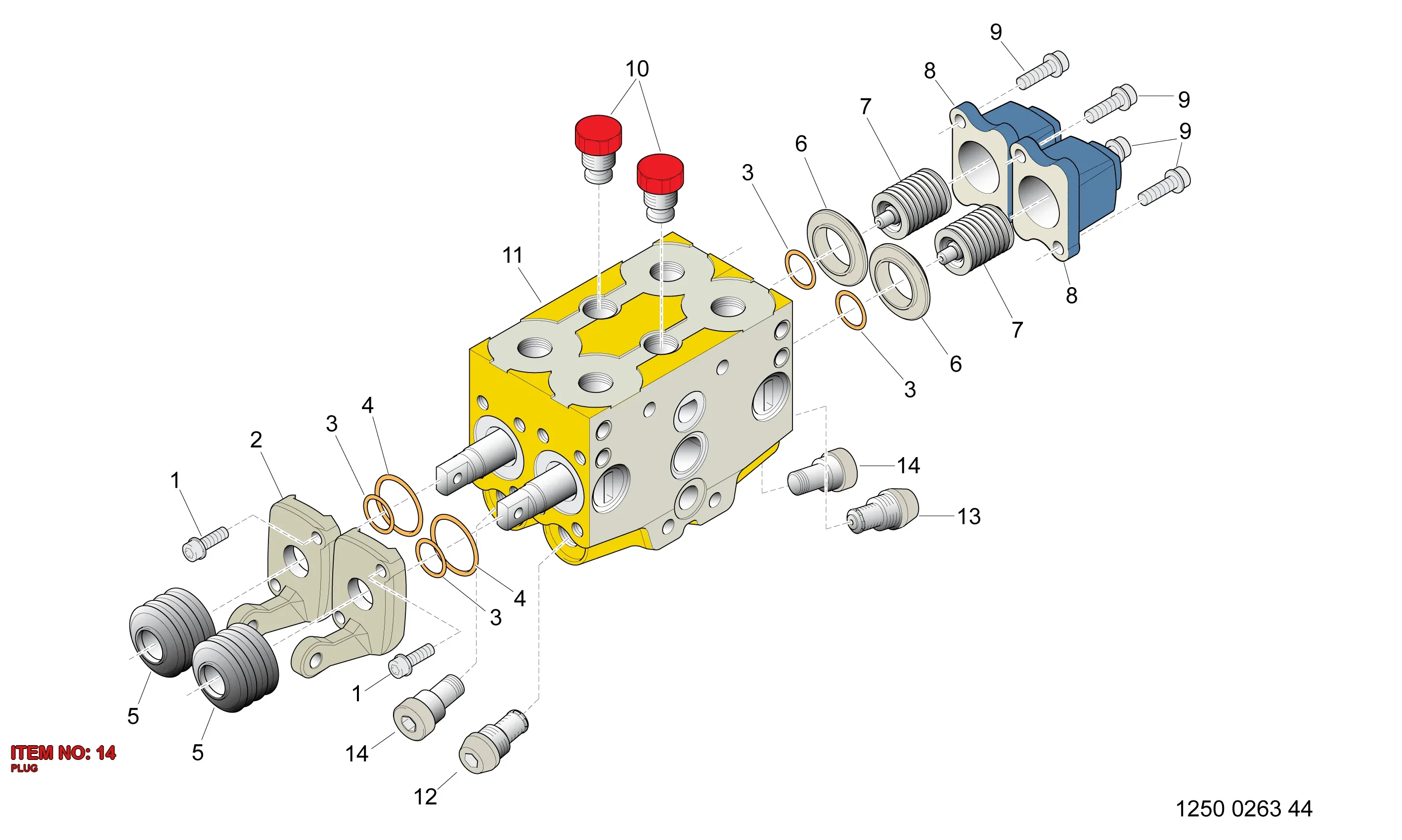 1261 1000 05 PLUG - Technical Drawing