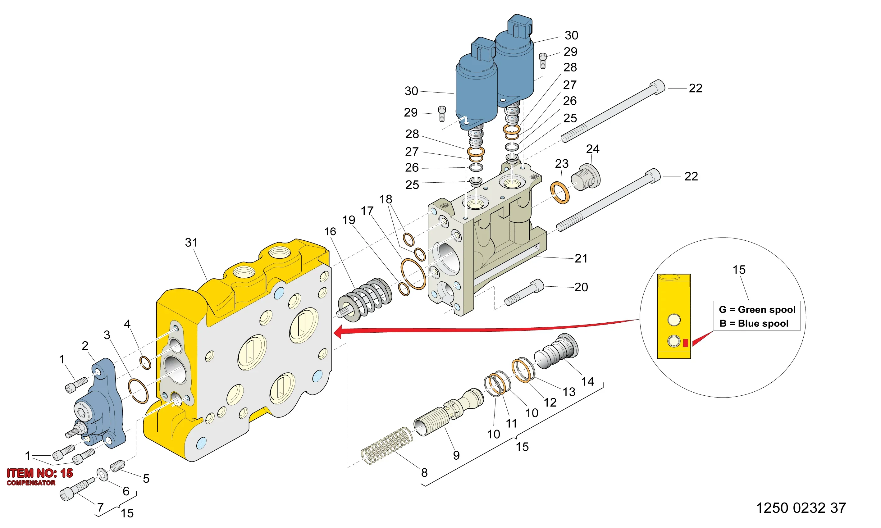 1261 1000 19 COMPENSATOR - Technical Drawing