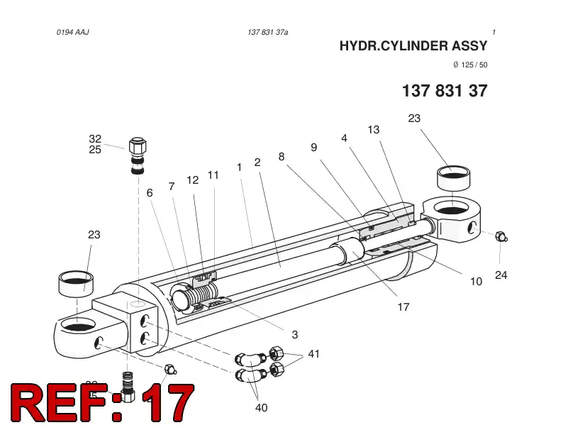 13270268 132 702 68 BUSHING - Sandvik Technical Drawing