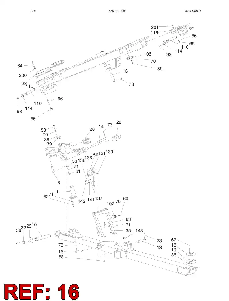 13287128 132 871 28 PIN - Sandvik Technical Drawing