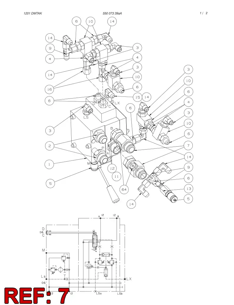 13342618 133 426 18 ADAPTER ASSY - Sandvik Technical Drawing